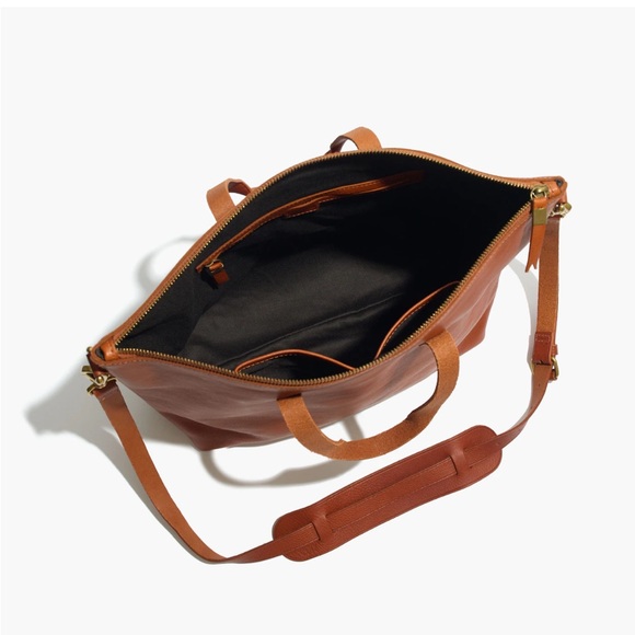 Madewell Transport Satchel in English saddle leather - Picture 2 of 15